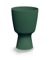Prosperplast Milly Round Planter 14.6x14.6x21.5 - Pine Green
